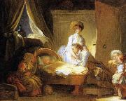 Jean-Honore Fragonard, La visite a la nourrice